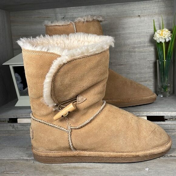 Bjorndal Joey Leather Wool Lined Boots Shoes Winter Boots - Picture 3 of 8